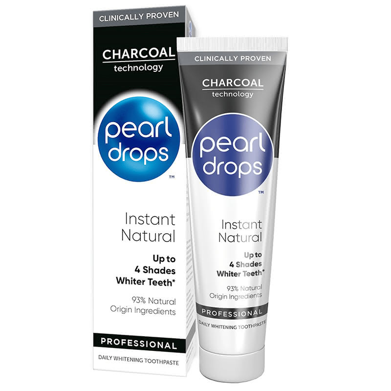 Паста за Зъби Pearl Drops Instant Natural White Избелваща с Активен