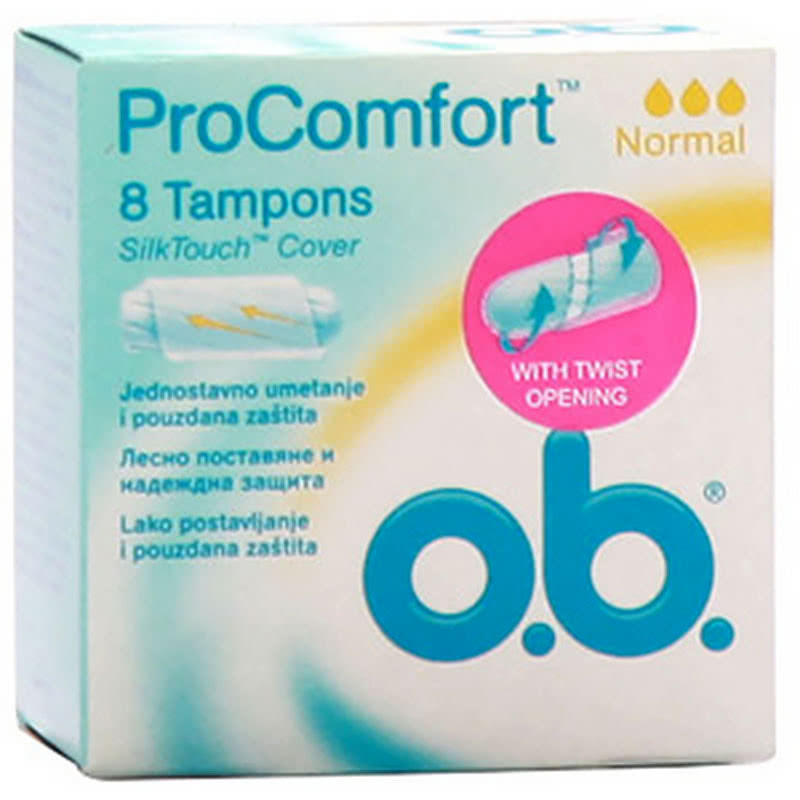 Tampons O.B Pro Comfort Normal 8 Pcs For 3.19 Lv. With Delivery To Your ...