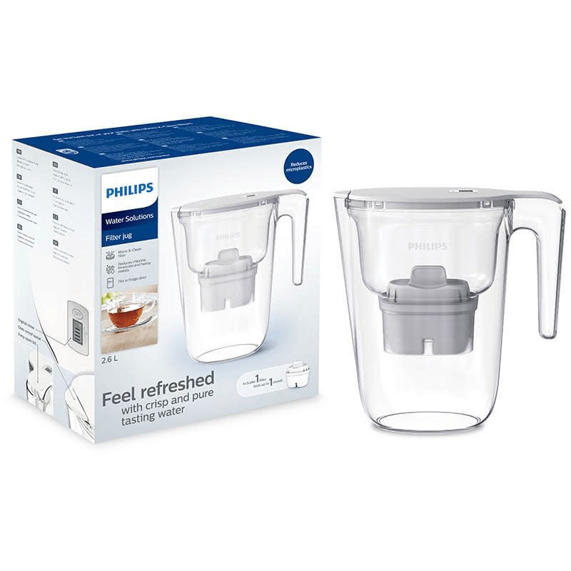 Filtering Jug Philips 2,6l with Timer White - eBag.bg