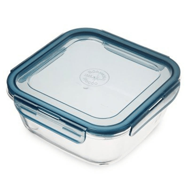 Square Glass Bowl with Lid 18 x 18 cm for 24.99 lv. - eBag.bg