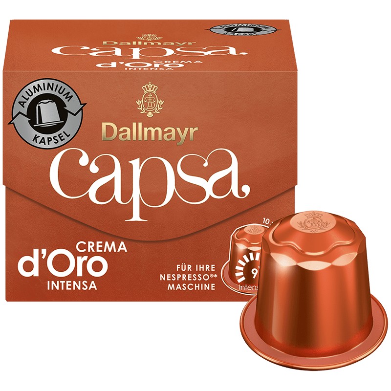 Coffee Dallmayr Crema D Oro Intensa Nespresso Compatible Capsules Ebag Bg