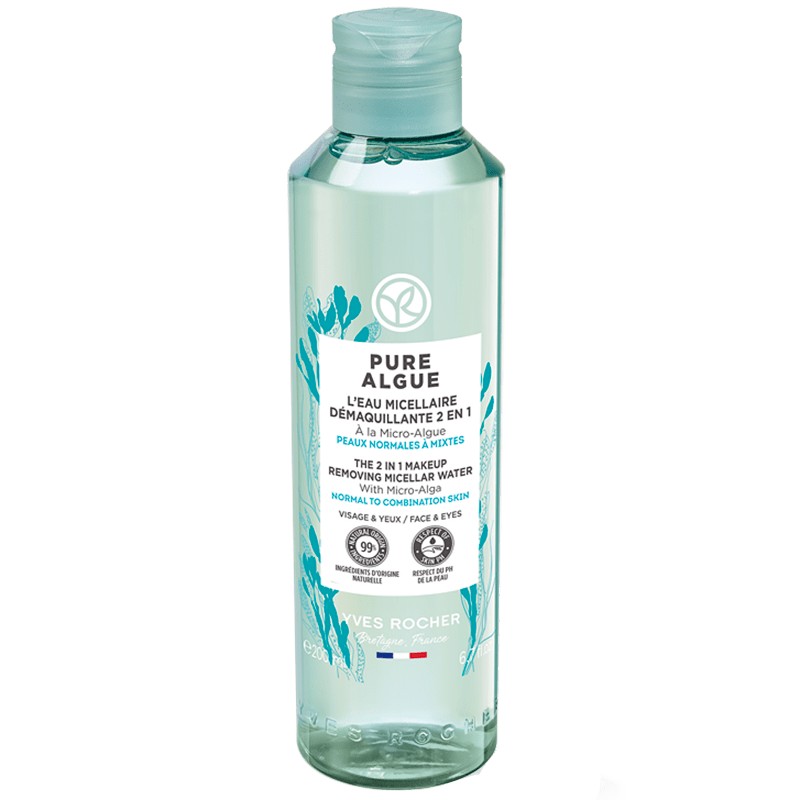 Micellar Water Yves Rocher With Oxygen Micro Seaweed Pure Algue In