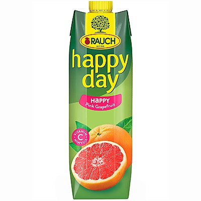 Плодова напитка Rauch Happy Day Happy Розов Грейпфрут 30%