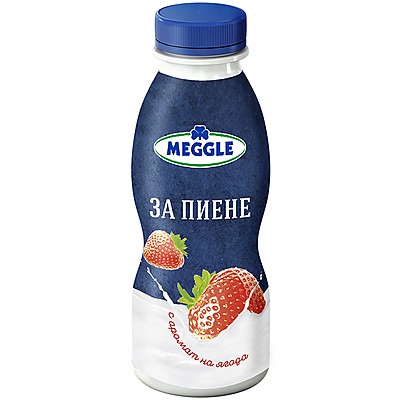 Млечнокисела Напитка Meggle с Вкус на Ягода 2,2%