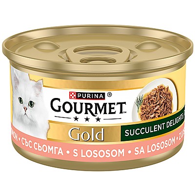 Храна за Котки Gourmet Gold със Сьомга