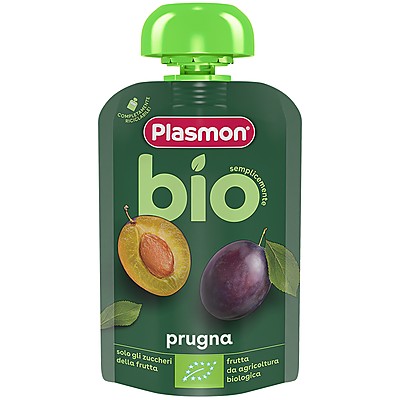 Био Плодова Закуска Plasmon Слива 6м+