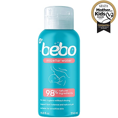 Мицеларна Вода bebo 98% Натурална 0г+