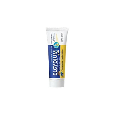 Elgydium Kids Гелообразна Паста За Зъби С Fluorinol Защита От Кариес На Деца 2 - 6 Г. Банан 50мл