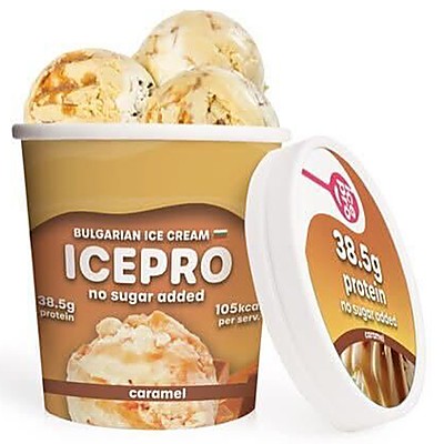 Протеинов Сладолед IcePro с Вкус на Солен Карамел без Добавена Захар