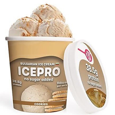 Протеинов Сладолед IcePro с Вкус на Бисквита без Добавена Захар