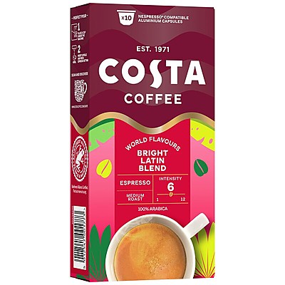 Кафе Costa Espresso Bright Blend Nespresso Капсули