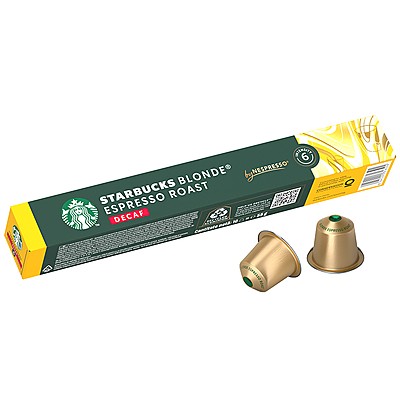 Кафе Starbucks Blonde Espresso Roast Decaf от Nespresso Капсули