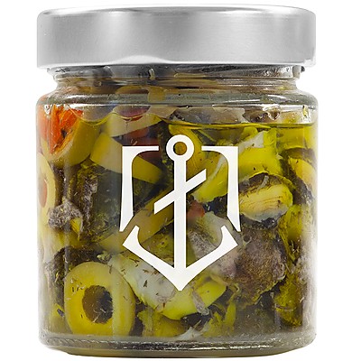 Мариновани Рапани Черноморски Улов с Маслини и Чушка