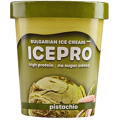 Протеинов Сладолед IcePro с Вкус на Шамфъстък без Добавена Захар